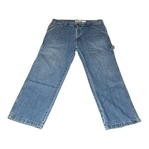 Vintage Y2K‎ Levi Strauss Signature Workwear Carpenter Jeans Mens Baggy W36 L30